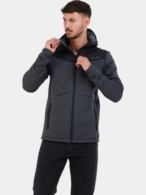 pulover polar pt. barbati Fundango Ashford Insulated Fleece Jacket gri 5