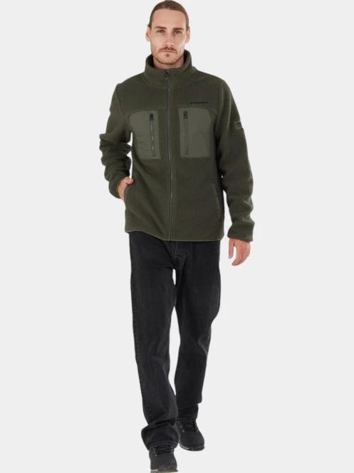 pulover pt. barbati Fundango Haven Hybrid Jacket verde 4
