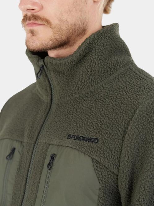 pulover pt. barbati Fundango Haven Hybrid Jacket verde 7