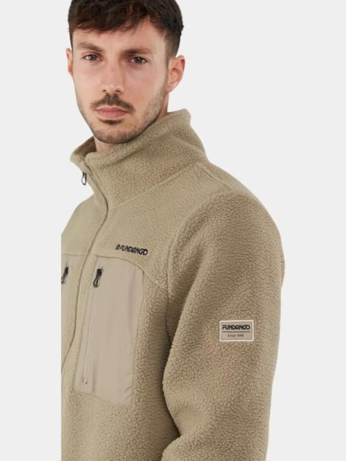 pulover pt. barbati Fundango Haven Hybrid Jacket nisip 7