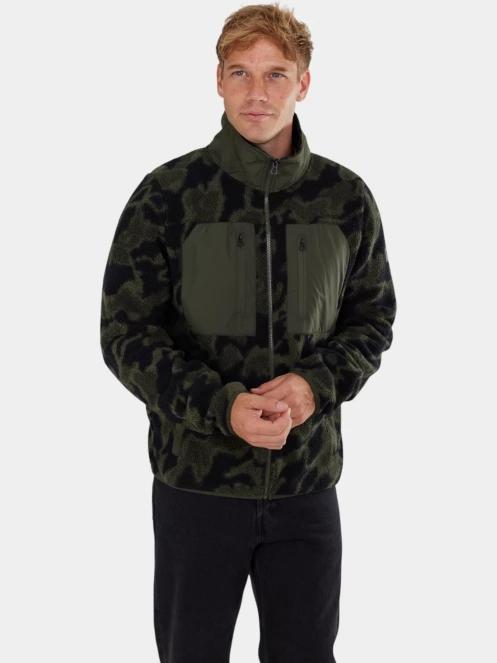strat intermediar hibrid pt. barbati Fundango Haven Hybrid Jacket negru 5