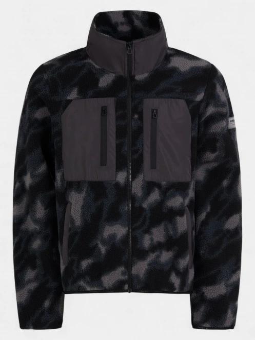 strat intermediar hibrid pt. barbati Fundango Haven Hybrid Jacket negru 9