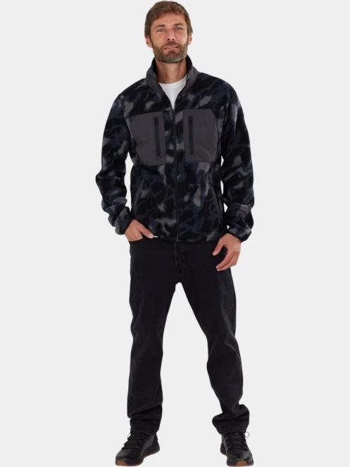 strat intermediar hibrid pt. barbati Fundango Haven Hybrid Jacket negru 4