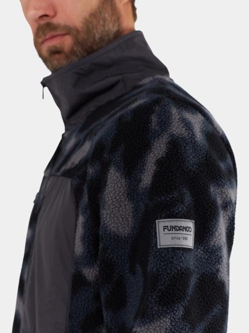 strat intermediar hibrid pt. barbati Fundango Haven Hybrid Jacket negru 7