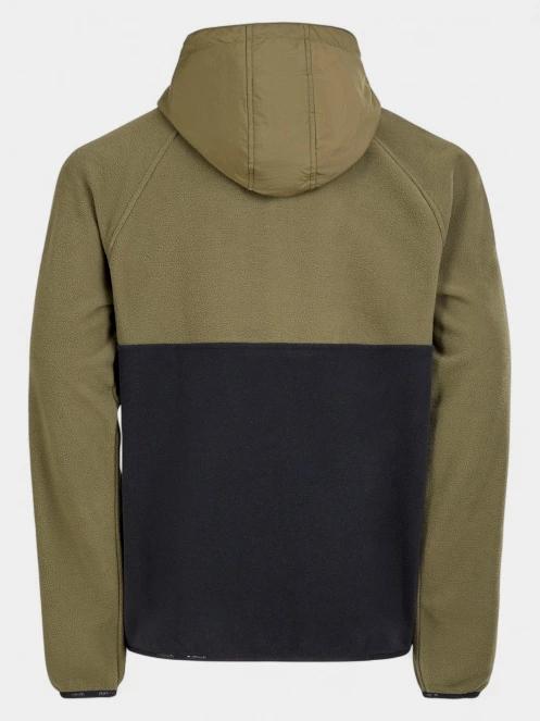 pulover cu gluga pt. barbati Fundango Carlos Fleece Pullover verde 7