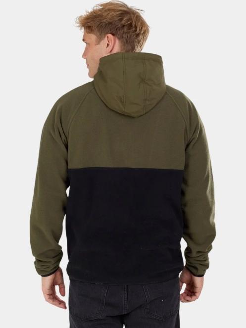 pulover cu gluga pt. barbati Fundango Carlos Fleece Pullover verde 3