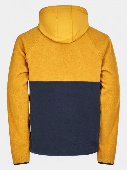 pulover cu gluga pt. barbati Fundango Carlos Fleece Pullover galben 9