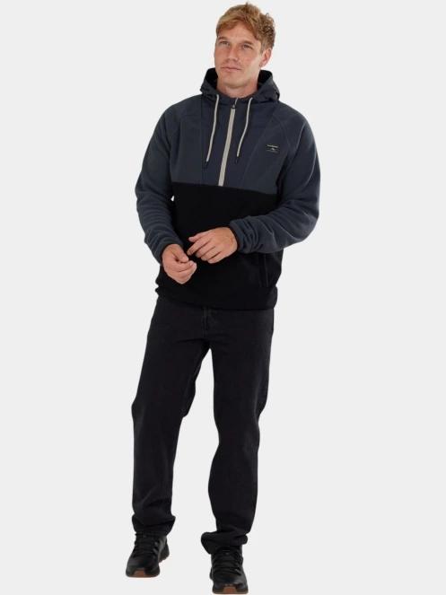 pulover cu gluga pt. barbati Fundango Carlos Fleece Pullover gri 4