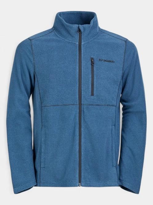 pulover polar pt. barbati Fundango Jeffrey Fullzip Fleece albastru inchis 2