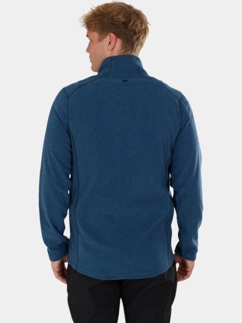 pulover polar pt. barbati Fundango Jeffrey Fullzip Fleece albastru inchis 3