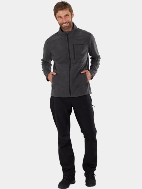 pulover polar pt. barbati Fundango Jeffrey Fullzip Fleece negru 4