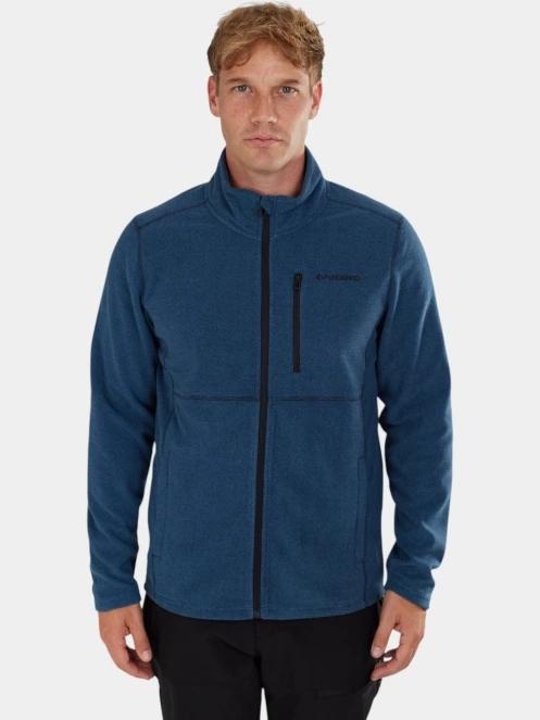 pulover polar pt. barbati Fundango Jeffrey Fleece Jacket albastru inchis 2