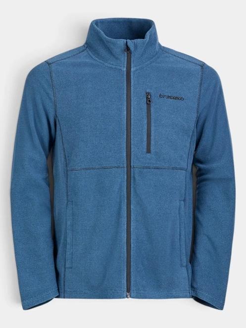 pulover polar pt. barbati Fundango Jeffrey Fleece Jacket albastru inchis 7