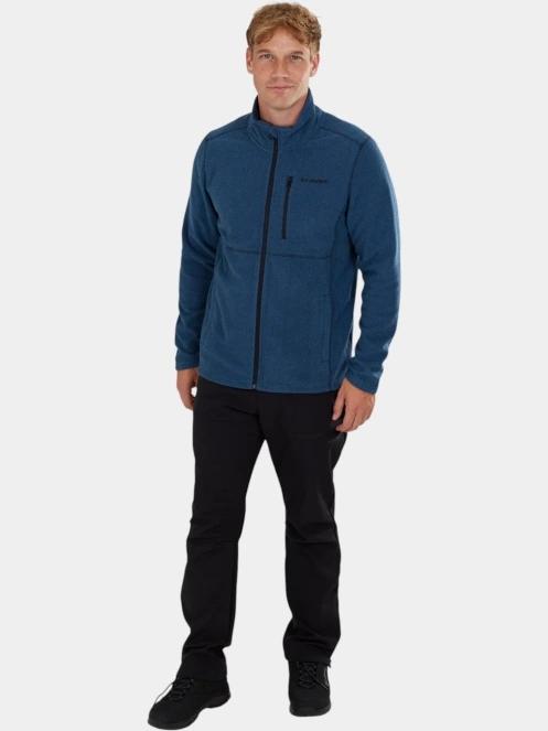 pulover polar pt. barbati Fundango Jeffrey Fleece Jacket albastru inchis 4