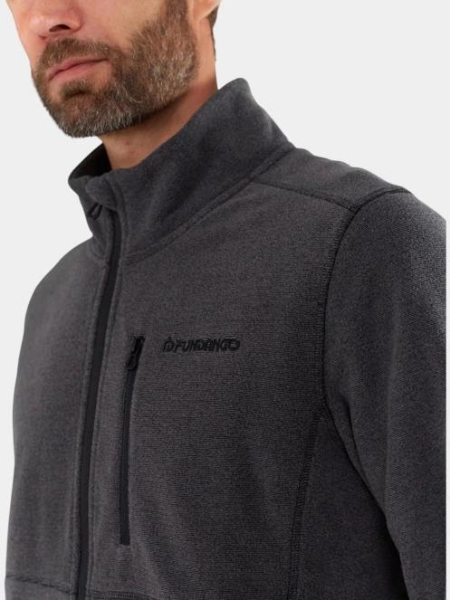 pulover polar pt. barbati Fundango Jeffrey Fleece Jacket negru 6