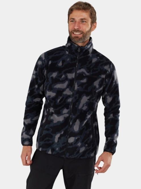 pulover polar pt. barbati Fundango Nestor II Fleece Jacket gri 5