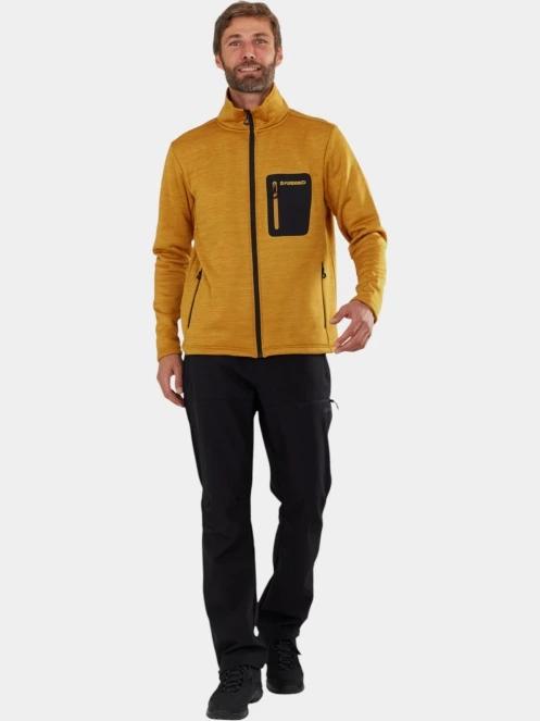 pulover polar pt. barbati Fundango Revolution Fullzip Fleece galben 4