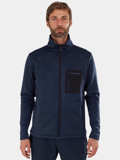 pulover polar pt. barbati Fundango Revolution Fullzip Fleece albastru inchis 2