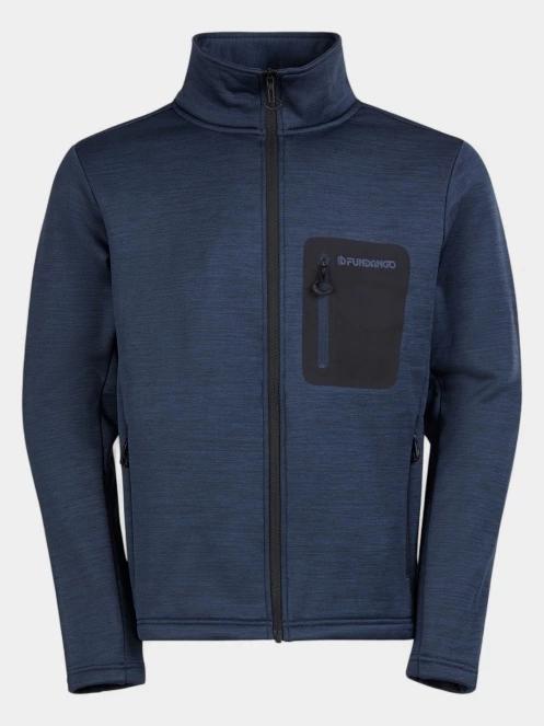 pulover polar pt. barbati Fundango Revolution Fullzip Fleece albastru inchis 10