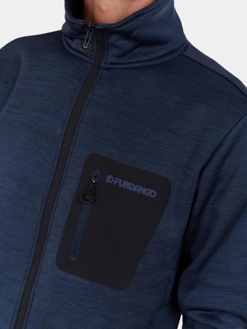 pulover polar pt. barbati Fundango Revolution Fullzip Fleece albastru inchis 6