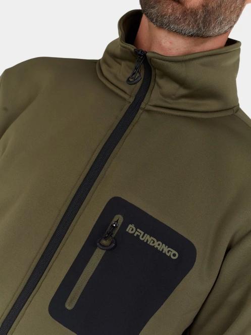 pulover polar pt. barbati Fundango Revolution Fullzip Fleece verde 5