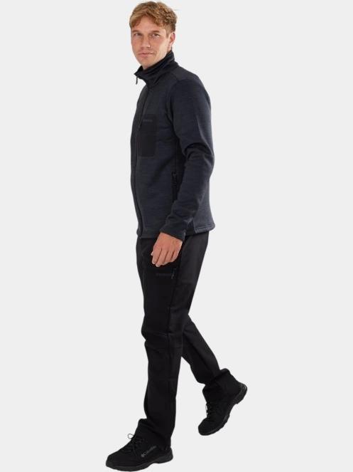 pulover polar pt. barbati Fundango Revolution Fullzip Fleece negru 4