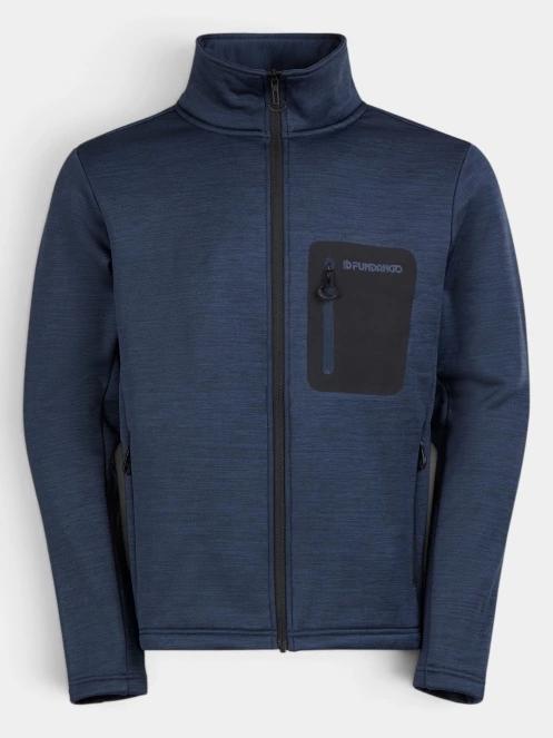 pulover polar pt. barbati Fundango Revolution Fleece Jacket albastru inchis 10