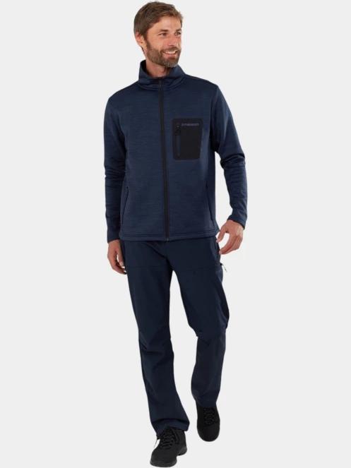 pulover polar pt. barbati Fundango Revolution Fleece Jacket albastru inchis 5