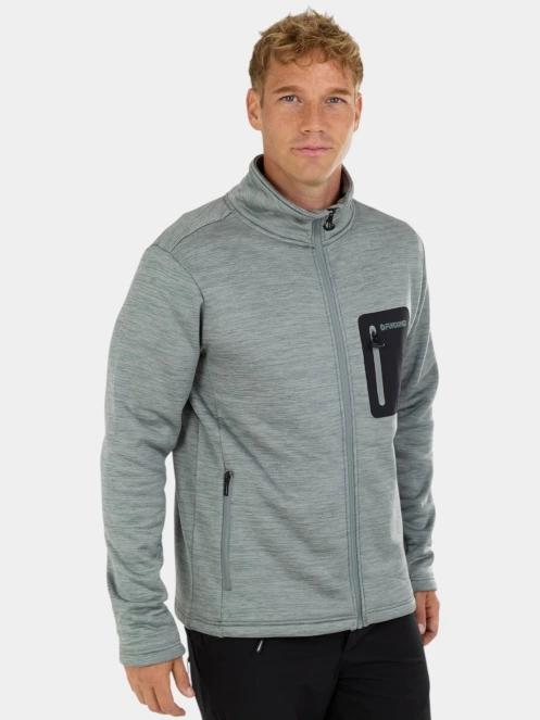 pulover polar pt. barbati Fundango Revolution Fleece Jacket verde 5