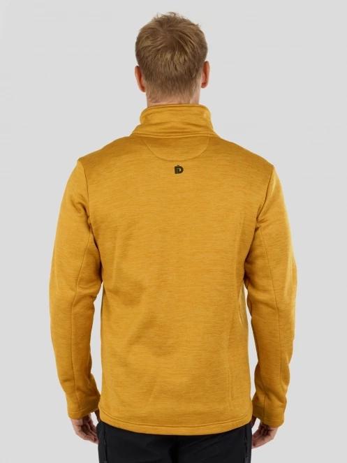 pulover polar pt. barbati Fundango Revolution Fleece Jacket galben 3