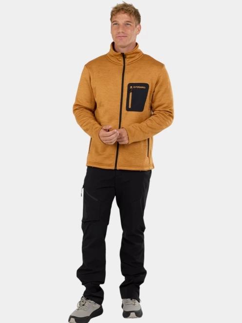 pulover polar pt. barbati Fundango Revolution Fleece Jacket portocaliu 4