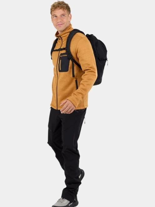 pulover polar pt. barbati Fundango Revolution Fleece Jacket portocaliu 5