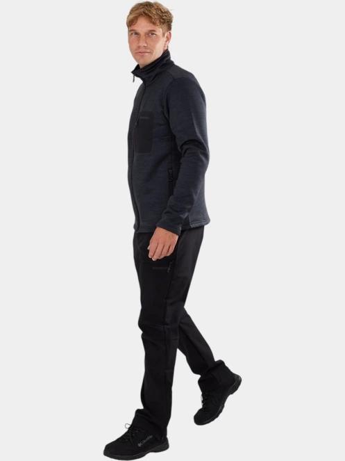 pulover polar pt. barbati Fundango Revolution Fleece Jacket gri 4
