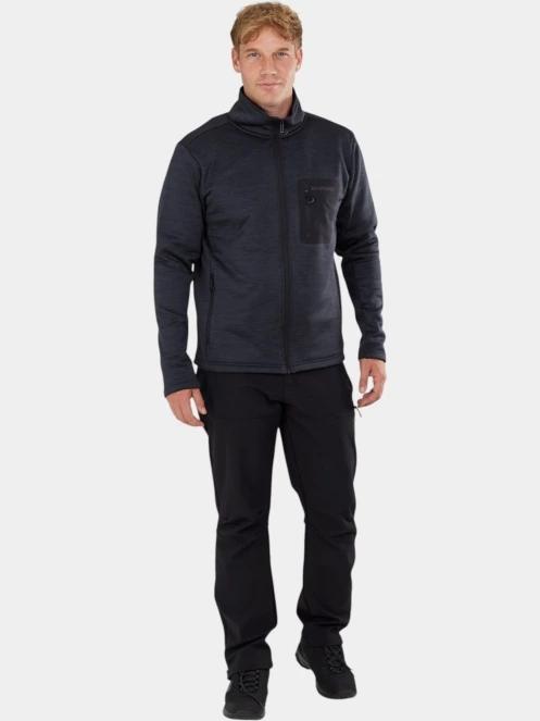 pulover polar pt. barbati Fundango Revolution Fleece Jacket gri 5