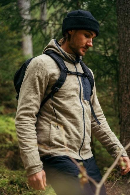 strat intermediar hibrid pt. barbati Fundango Nagano Full Zip Hoodie nisip 12