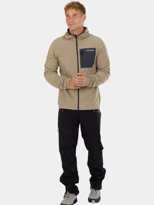 strat intermediar hibrid pt. barbati Fundango Nagano Full Zip Hoodie nisip 4