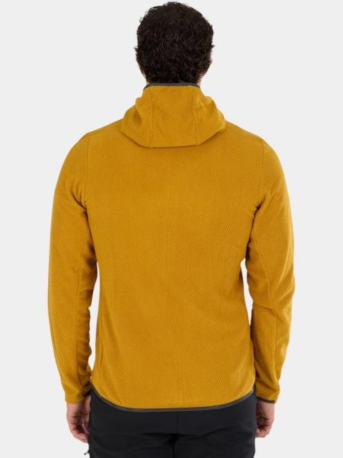 strat intermediar hibrid pt. barbati Fundango Nagano Full Zip Hoodie galben 3