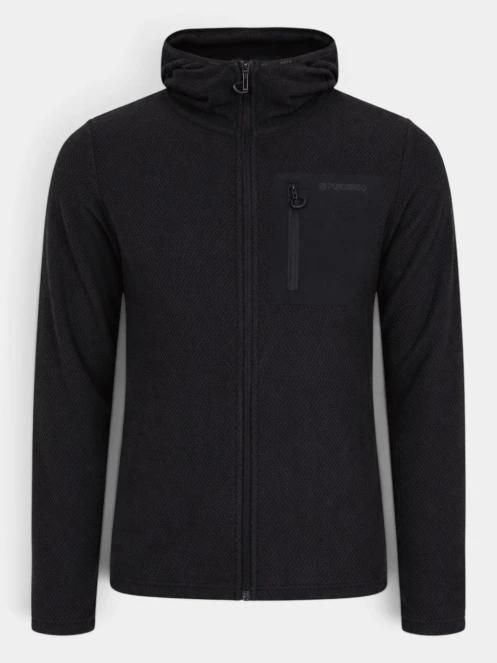 strat intermediar hibrid pt. barbati Fundango Nagano Full Zip Hoodie negru 10