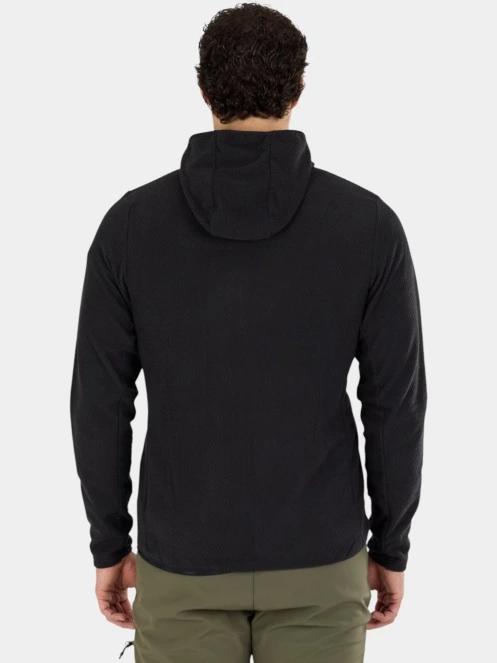 strat intermediar hibrid pt. barbati Fundango Nagano Full Zip Hoodie negru 3