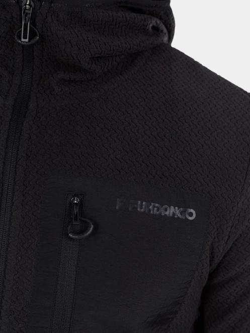 strat intermediar hibrid pt. barbati Fundango Nagano Full Zip Hoodie negru 6