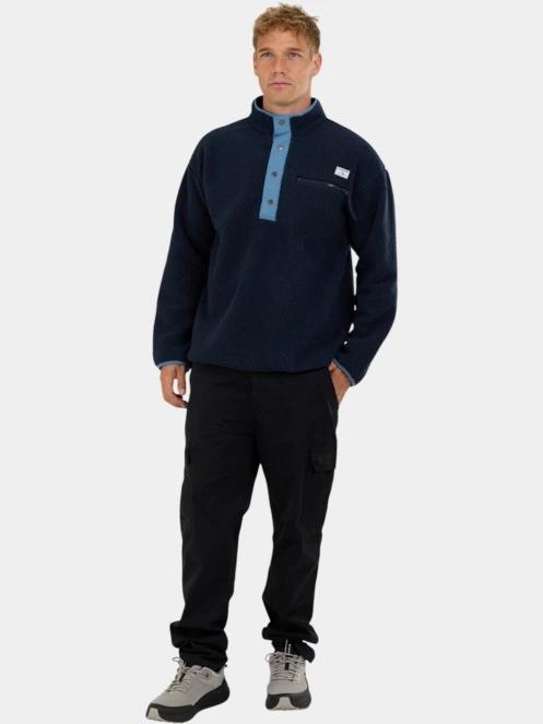 pulover polar pt. barbati Fundango Phoenix Fleece Jacket albastru inchis 4