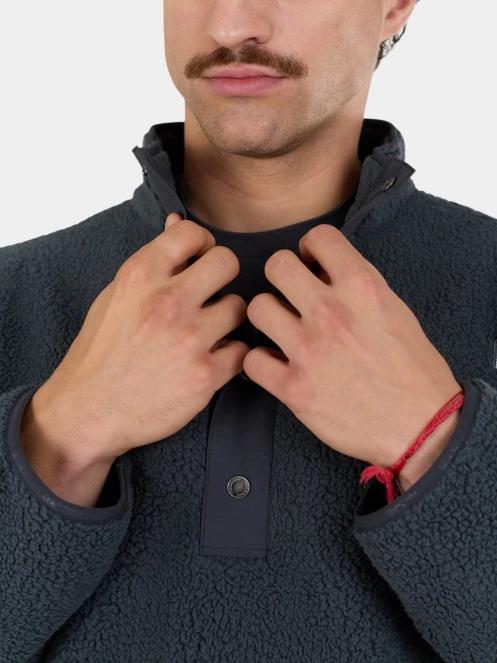 pulover polar pt. barbati Fundango Phoenix Fleece Jacket gri 8
