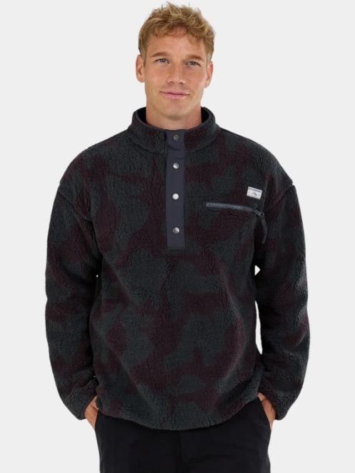 pulover polar pt. barbati Fundango Phoenix Fleece Jacket gri 2