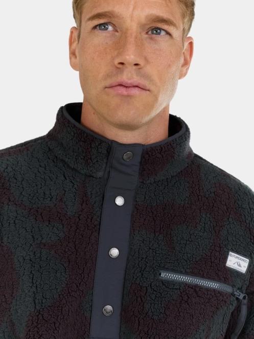pulover polar pt. barbati Fundango Phoenix Fleece Jacket gri 6