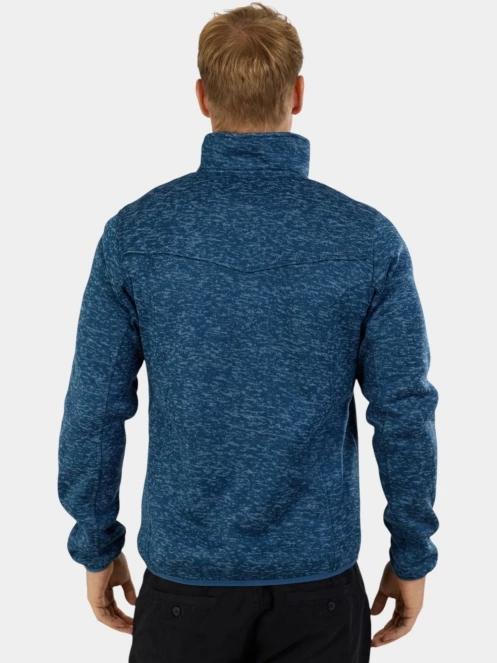 pulover polar pt. barbati Fundango Cruz Knit Fleece Jacket albastru inchis 3