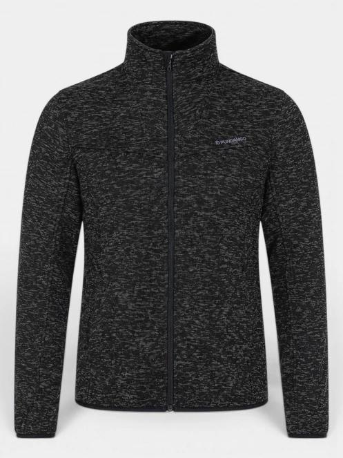 pulover polar pt. barbati Fundango Cruz Knit Fleece Jacket gri 7