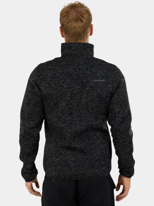 pulover polar pt. barbati Fundango Cruz Knit Fleece Jacket gri 3