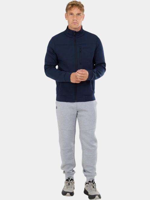 pulover polar pt. barbati Fundango Soren Fleece Jacket albastru inchis 4
