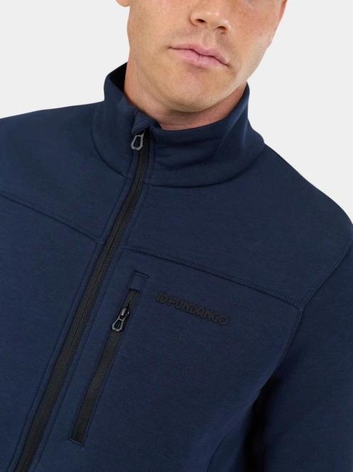 pulover polar pt. barbati Fundango Soren Fleece Jacket albastru inchis 6