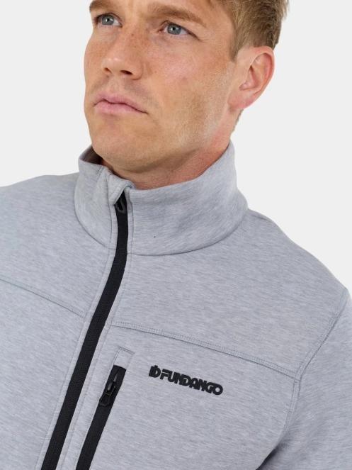 pulover polar pt. barbati Fundango Soren Fleece Jacket gri 5
